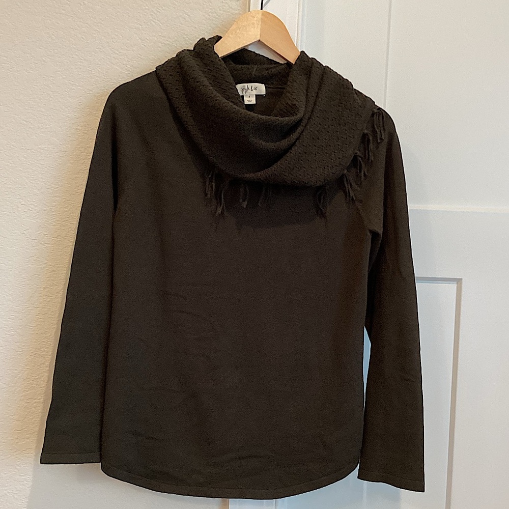 Style & Co. Dark Olive-Brown Sweater